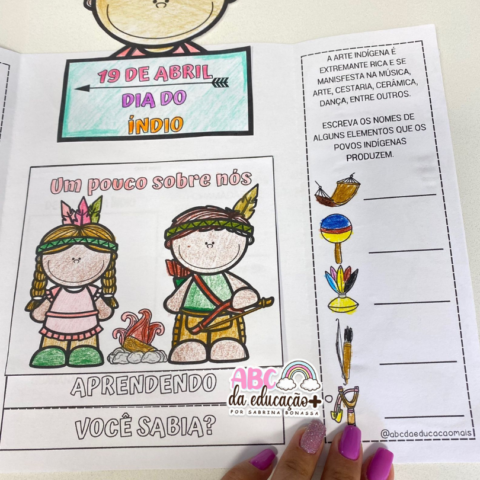 Lapbook Povos Ind Genas Loja Abc Da Educa O Mais Por Sabrina