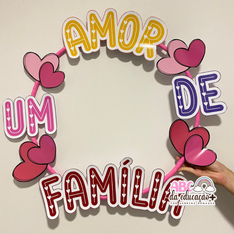 Moldura Para Fotos No Bambol Um Amor De Fam Lia Loja Abc Da