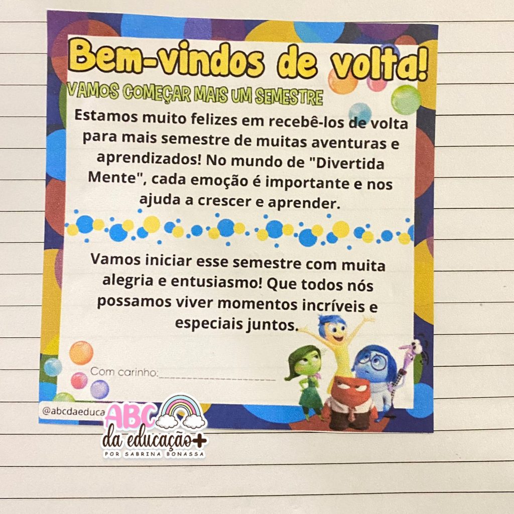 Painel De Porta Volta S Aulas Divertida Mente Loja Abc Da Educa O