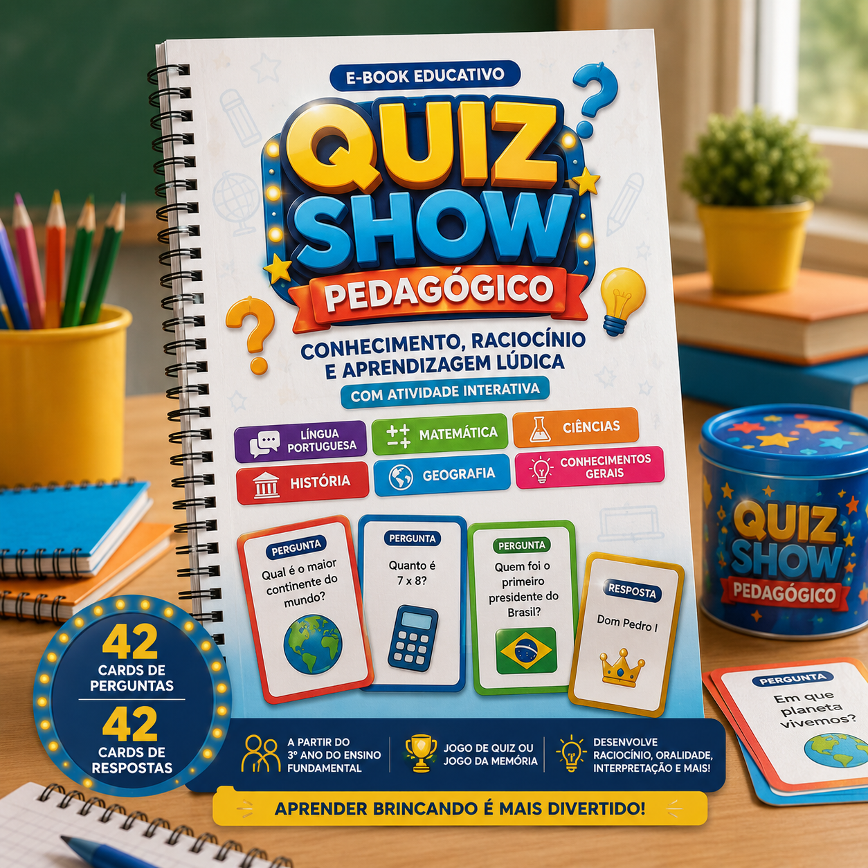Lata Quiz Show – Loja ABC da Educação Mais – Por Sabrina Bonassa