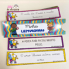 Fichas De Leitura De Frases- Letra Cursiva E Bastão – Loja ABC Da ...