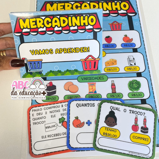 Mercadinho- Sistema Monetário – Sabrina Bonassa – Loja ABC da Educação mais