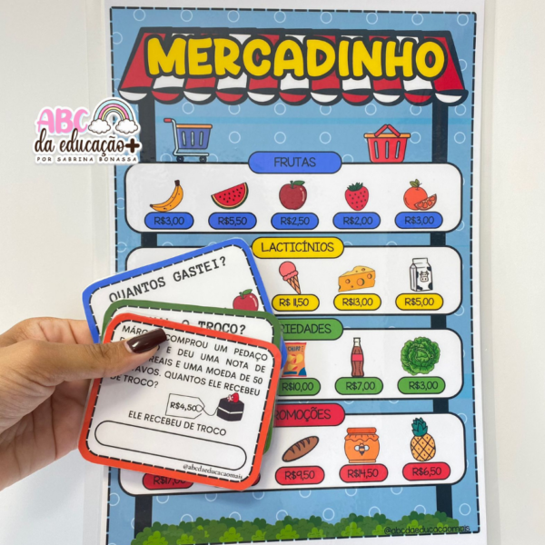 Mercadinho- Sistema Monetário – Sabrina Bonassa – Loja ABC da Educação mais