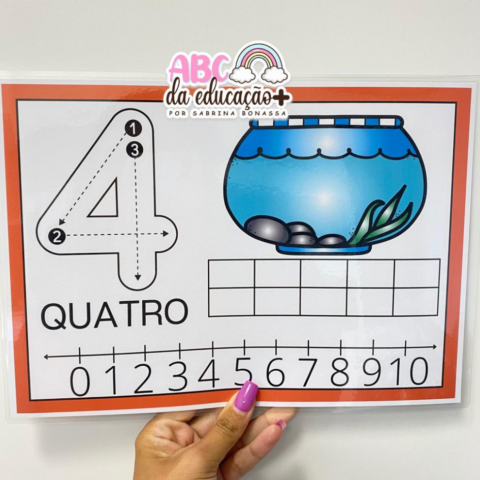 Conte e marque- Números traçados – Loja ABC da Educação Mais – Por ...
