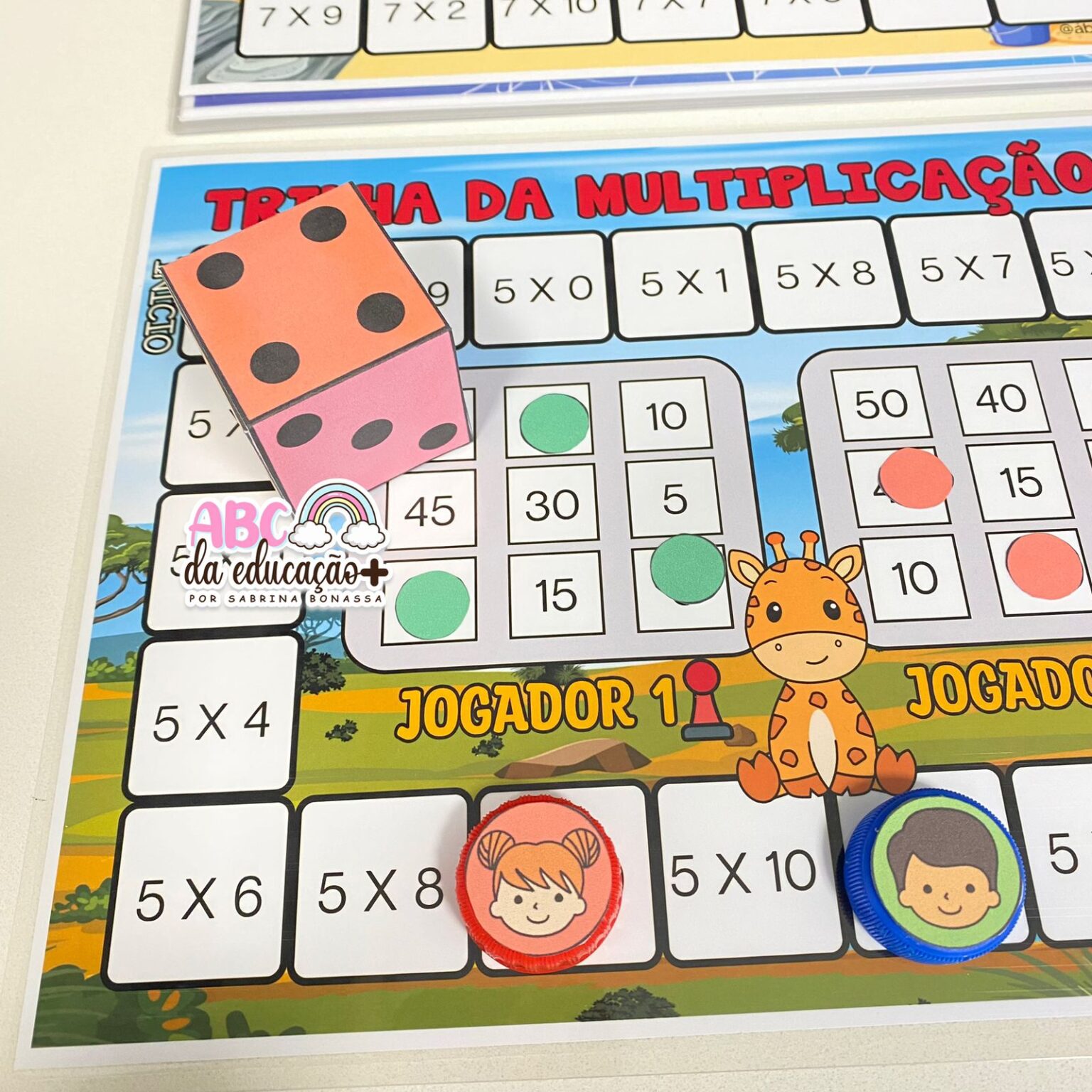 Trilha da Multiplicação – 2 ao 10 – Loja ABC da Educação Mais – Por ...