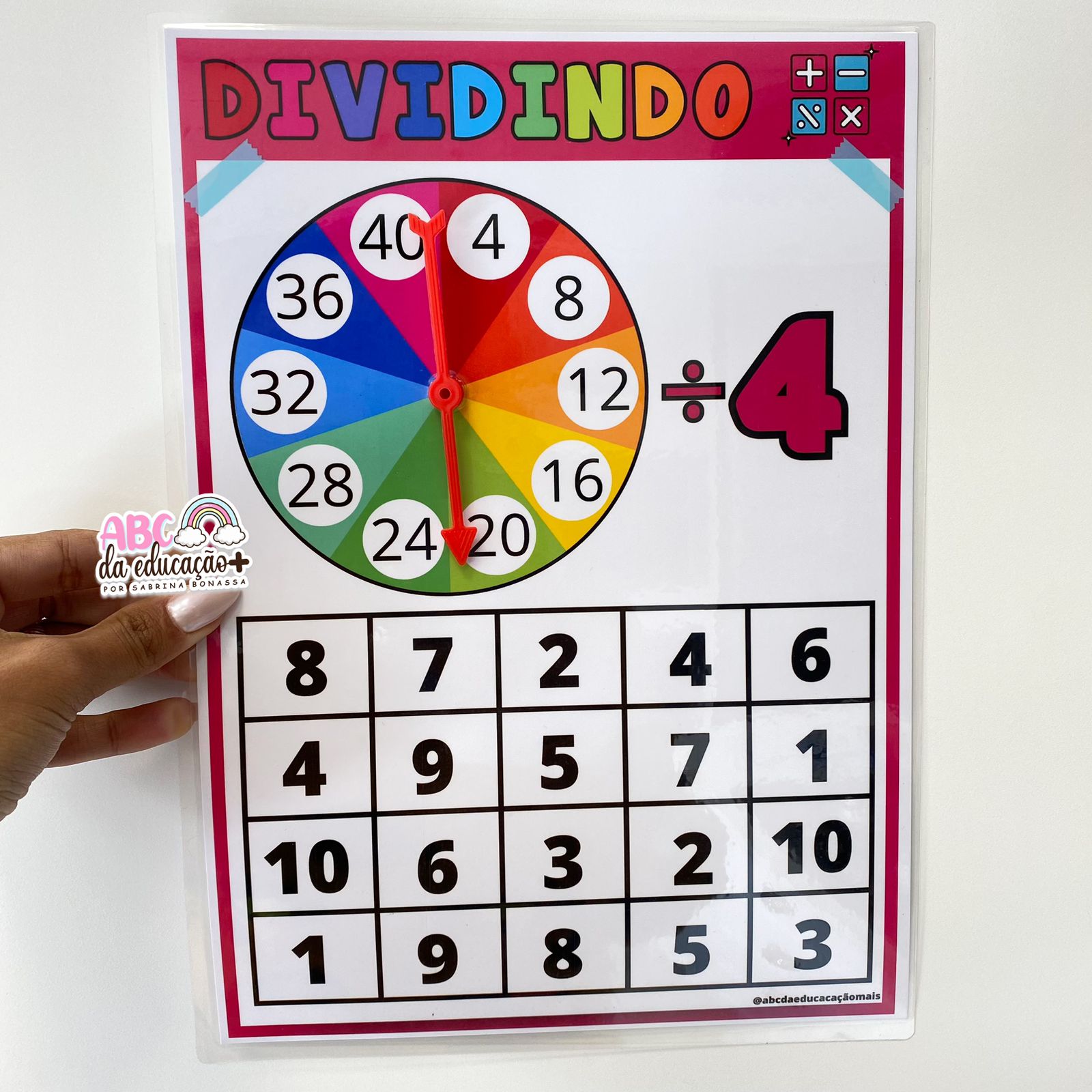 Roleta da divisão ➗  Jogos matemáticos ensino fundamental, Dia