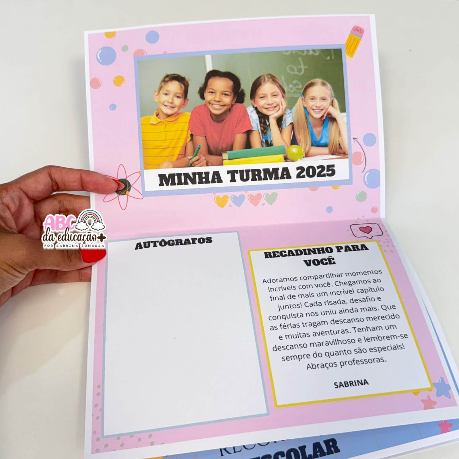 Recordação Escolar- Editável no canva - Imagem 3