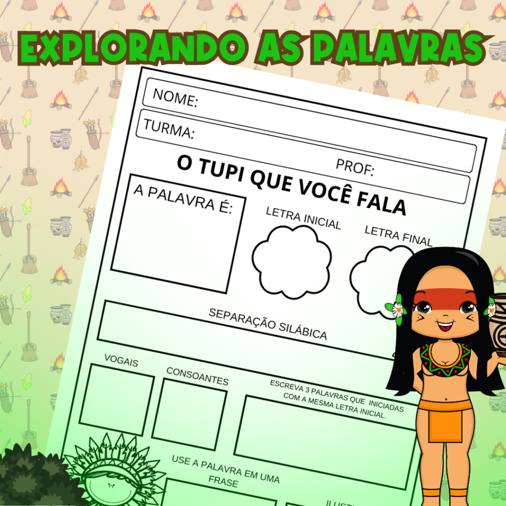 Luva + Planos de aula: Palavras de Origem Indígena – Loja ABC da ...