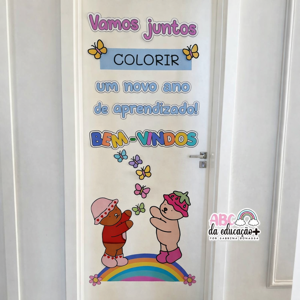 Painel de Porta Volta às Aulas Bobbie Goods + Cartão