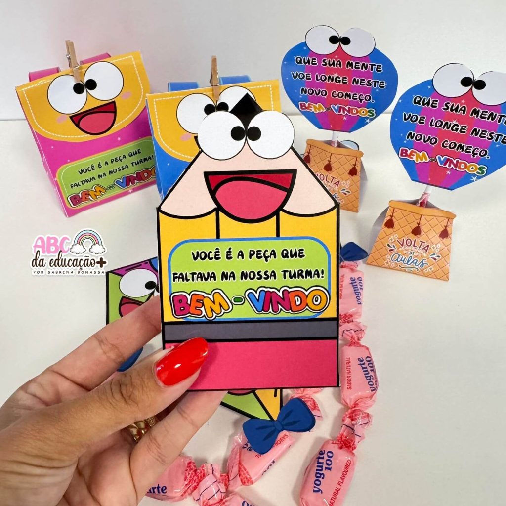 Kit Lembrancinha Volta às Aulas – Educação Infantil e Ensino ...
