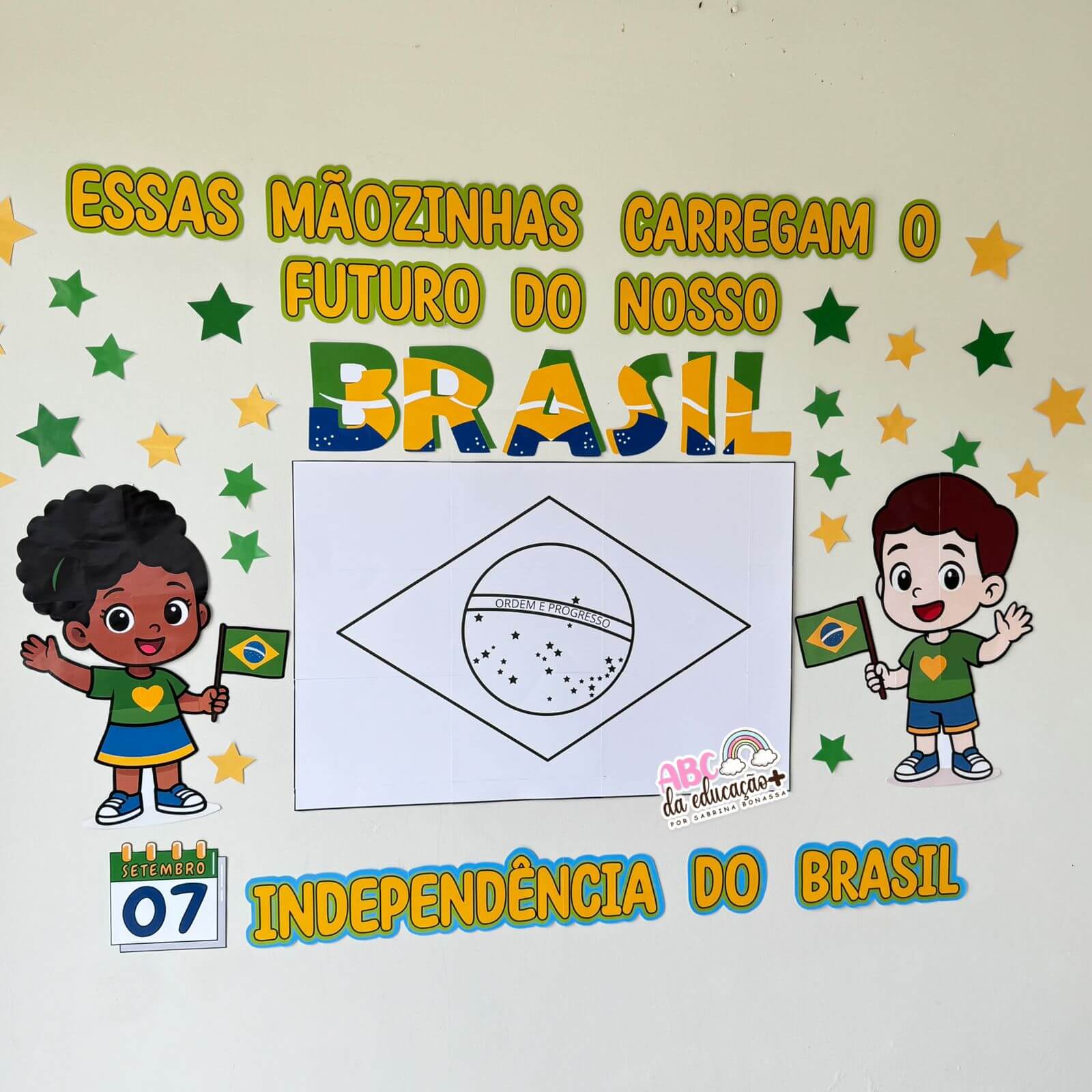 Painel 7 de Setembro – Independência do Brasil - Mãozinhas do Futuro