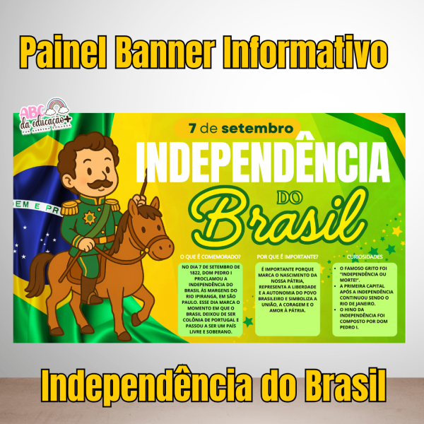Painel Banner Informativo - Independência do Brasil – 7 de Setembro - Imagem 2