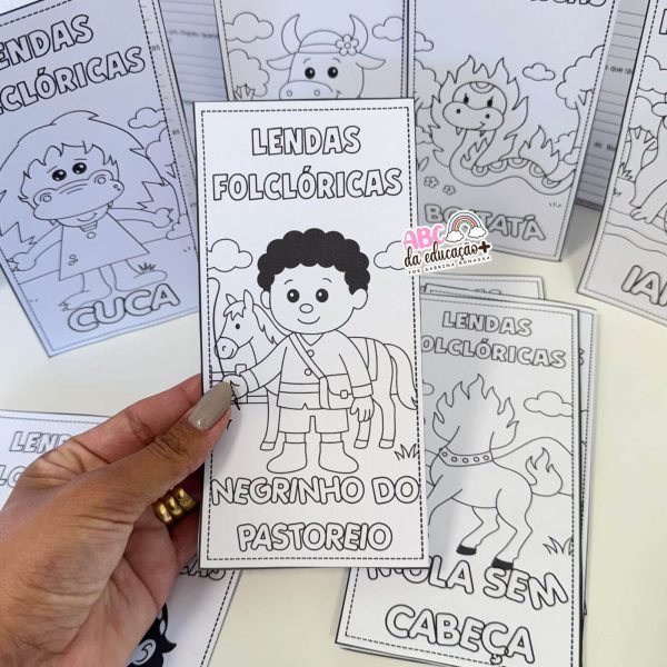 Folhetos Lendas Folclóricas com Texto e Interpretação - Imagem 3