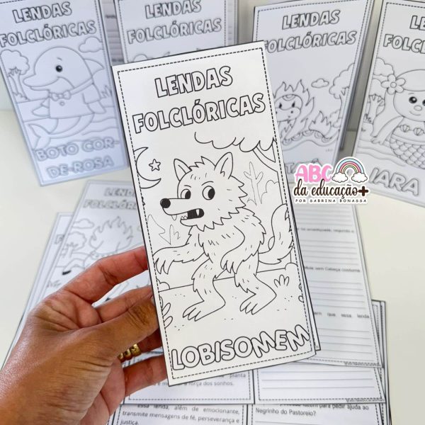 Folhetos Lendas Folclóricas com Texto e Interpretação - Imagem 4