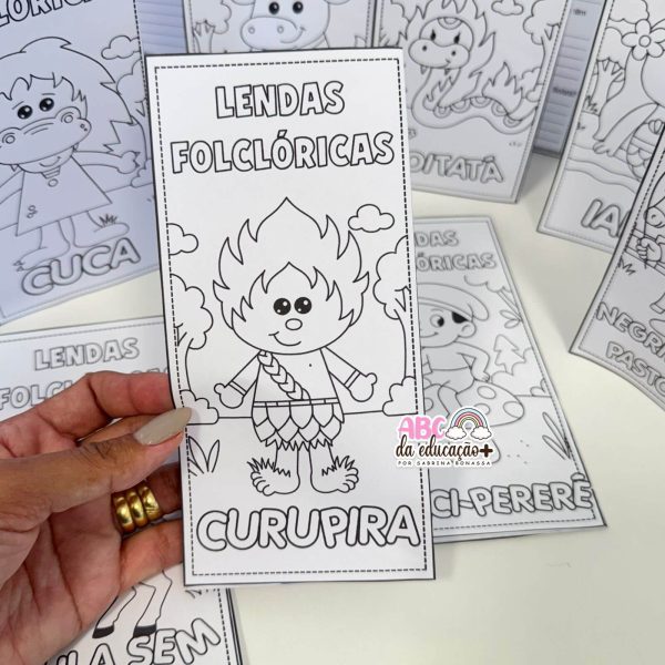 Folhetos Lendas Folclóricas com Texto e Interpretação - Imagem 5