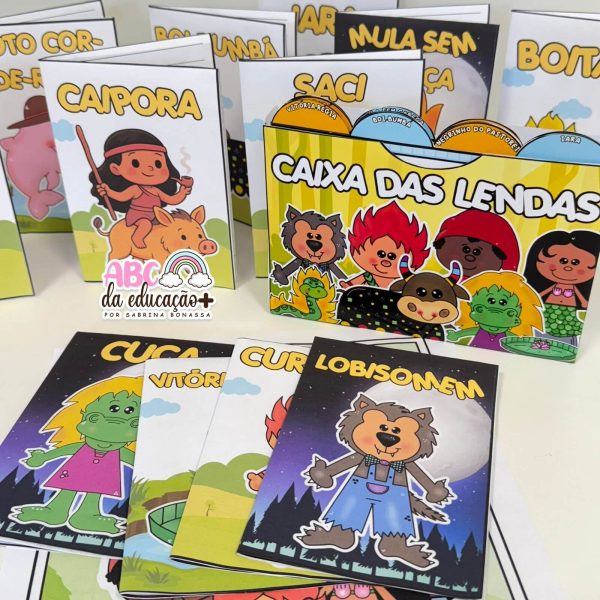 Projeto Lendas Folclóricas: Fichas, Mapas e Livrinhos Interativos - Imagem 6