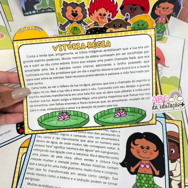 Projeto Lendas Folclóricas: Fichas, Mapas e Livrinhos Interativos - Imagem 7