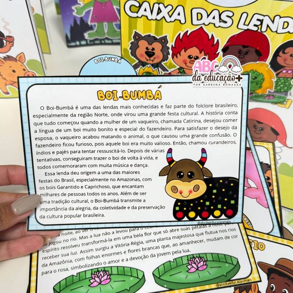 Projeto Lendas Folclóricas: Fichas, Mapas e Livrinhos Interativos - Imagem 8