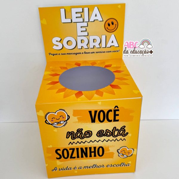 Caixa de Mensagem Motivacional Setembro Amarelo – “Leia e Sorria” - Imagem 6