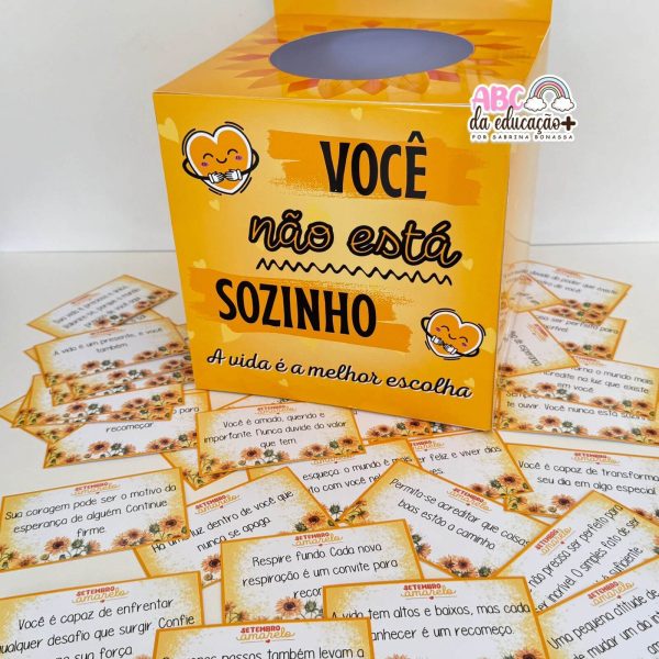 Caixa de Mensagem Motivacional Setembro Amarelo – “Leia e Sorria” - Imagem 4