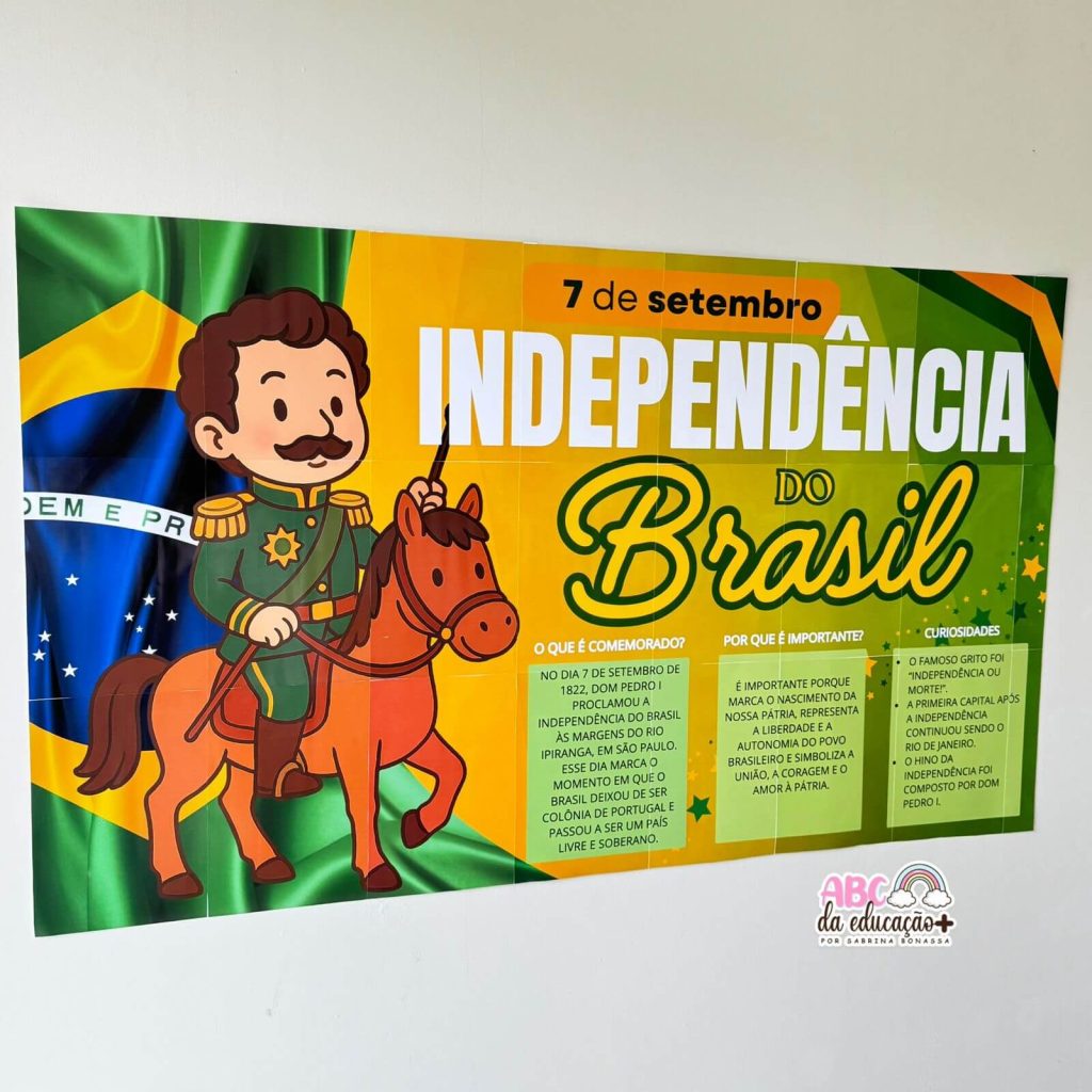 Painel Banner Informativo – Independência do Brasil – 7 de Setembro ...
