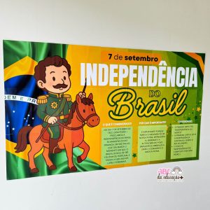 Painel Banner Informativo - Independência do Brasil – 7 de Setembro
