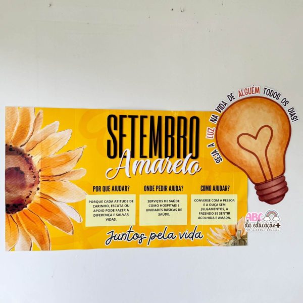 Painel Banner Setembro Amarelo – Juntos pela Vida - Imagem 6