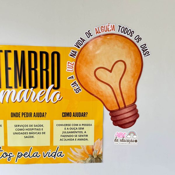 Painel Banner Setembro Amarelo – Juntos pela Vida - Imagem 5