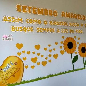 Painel Setembro Amarelo Girassol