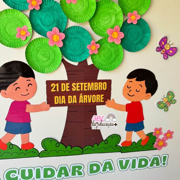 Painel Dia da Árvore com Pratinhos - Imagem 7