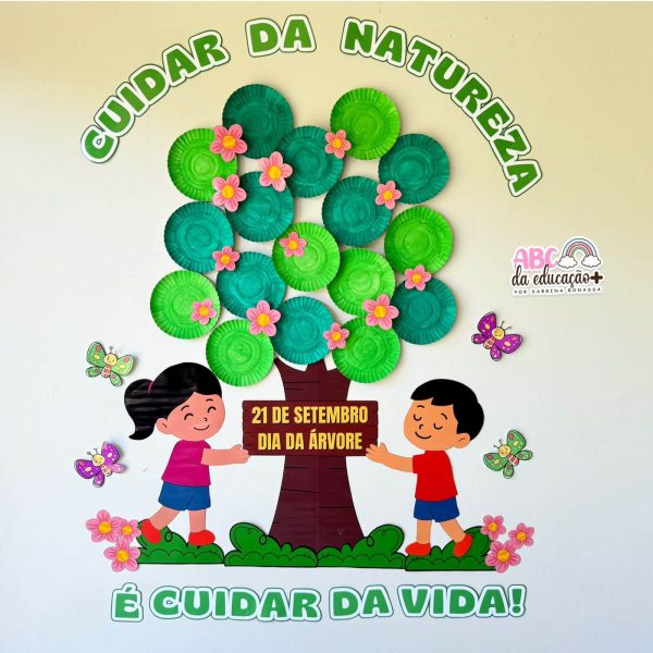 Painel Dia da Árvore com Pratinhos - Imagem 6