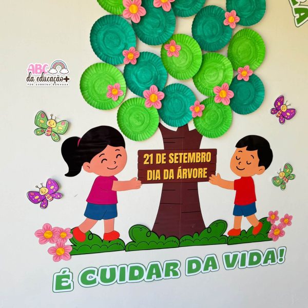 Painel Dia da Árvore com Pratinhos - Imagem 4