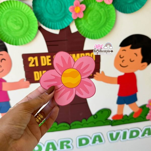 Painel Dia da Árvore com Pratinhos - Imagem 2
