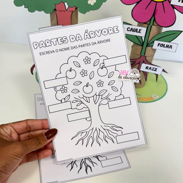 Partes da Planta e da Flor - Atividade com rolinhos - Imagem 9