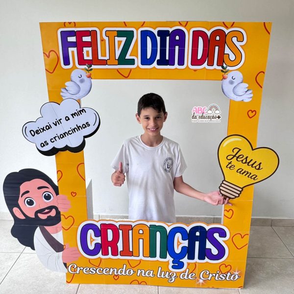 Moldura de Fotos Gigante Dia das Crianças – Tema Cristão - Imagem 4