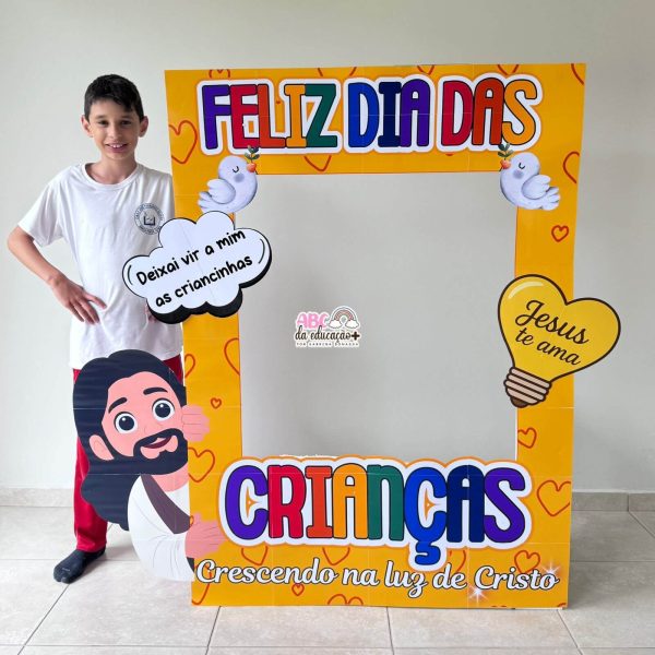 Moldura de Fotos Gigante Dia das Crianças – Tema Cristão - Imagem 3