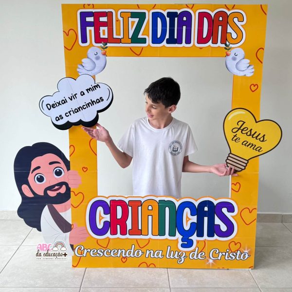 Moldura de Fotos Gigante Dia das Crianças – Tema Cristão - Imagem 2
