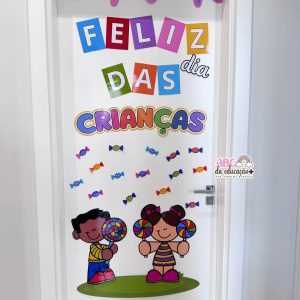 Decoração de Porta – Dia das Crianças