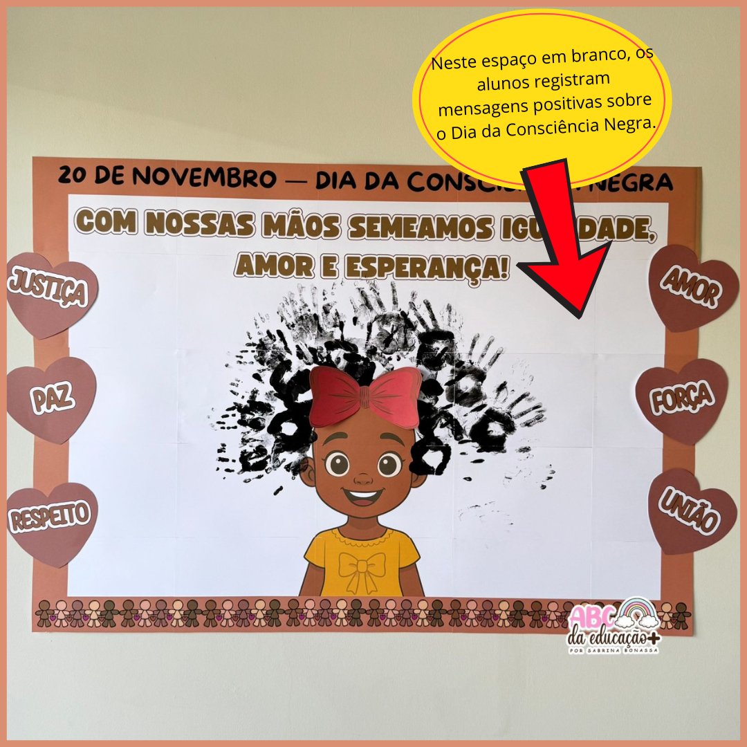 Painel Dia da Consciência Negra –  Mãos da Igualdade - Imagem 2