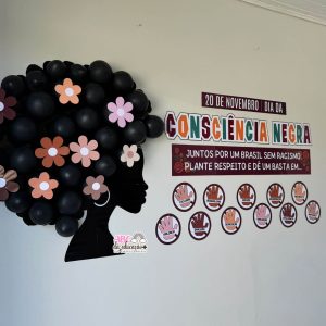 Painel Dia da Consciência Negra – Plante Respeito e Dê um Basta em...