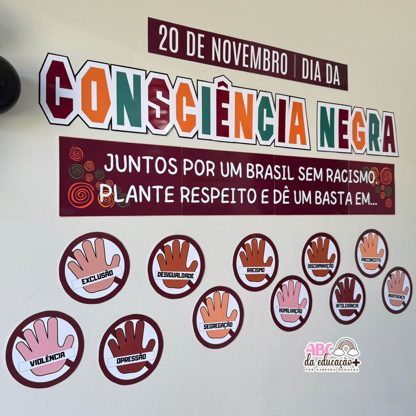 Painel Dia da Consciência Negra – Plante Respeito e Dê um Basta em... - Imagem 4