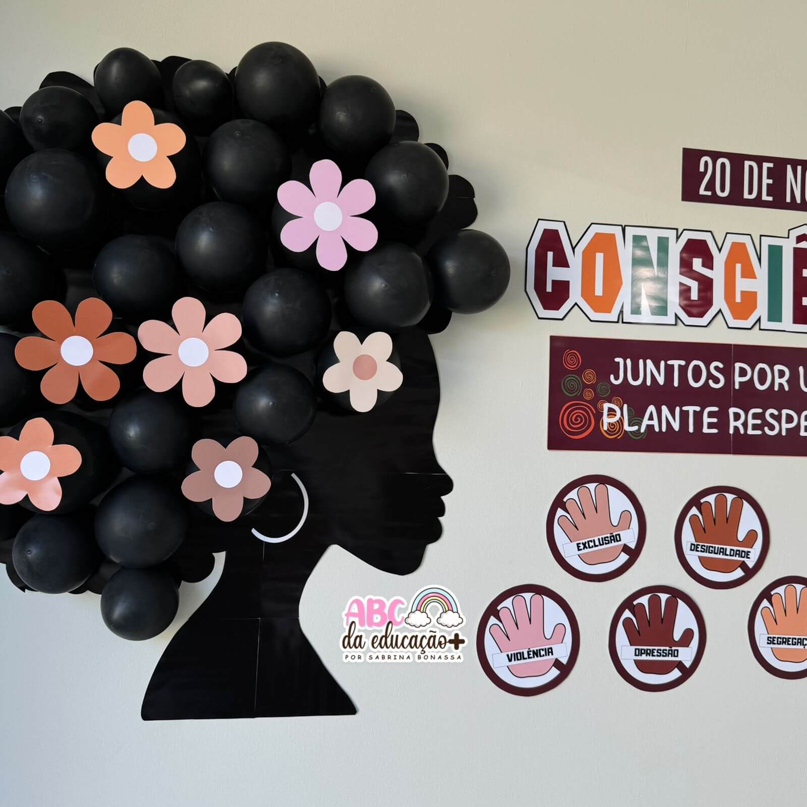 Painel Dia da Consciência Negra – Plante Respeito e Dê um Basta em... - Imagem 2