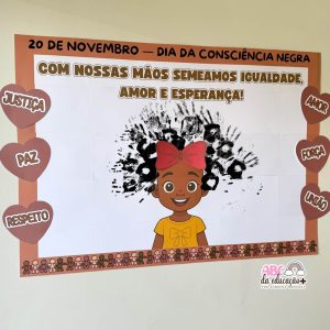 Painel Dia da Consciência Negra –  Mãos da Igualdade