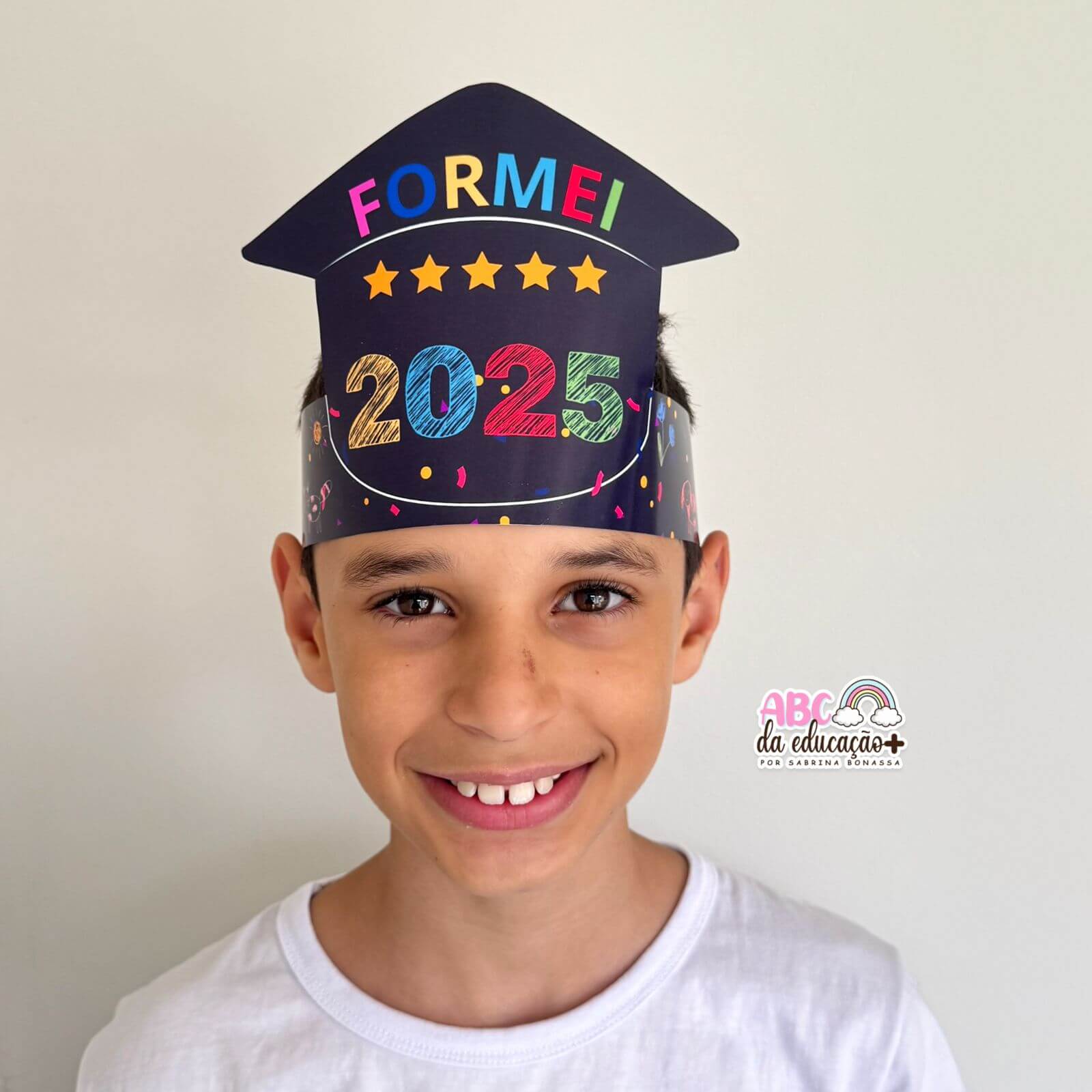 Capelo de Formatura Infantil – Formei 2025 - Imagem 2