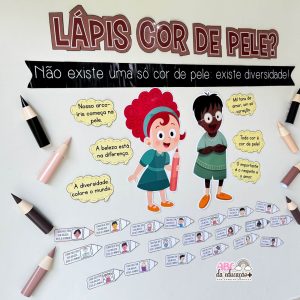 Painel Colaborativo – Lápis Cor de Pele