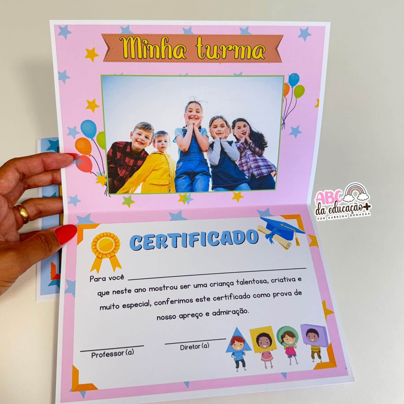 Recordação Escolar Diploma de Formatura Editável - Imagem 2