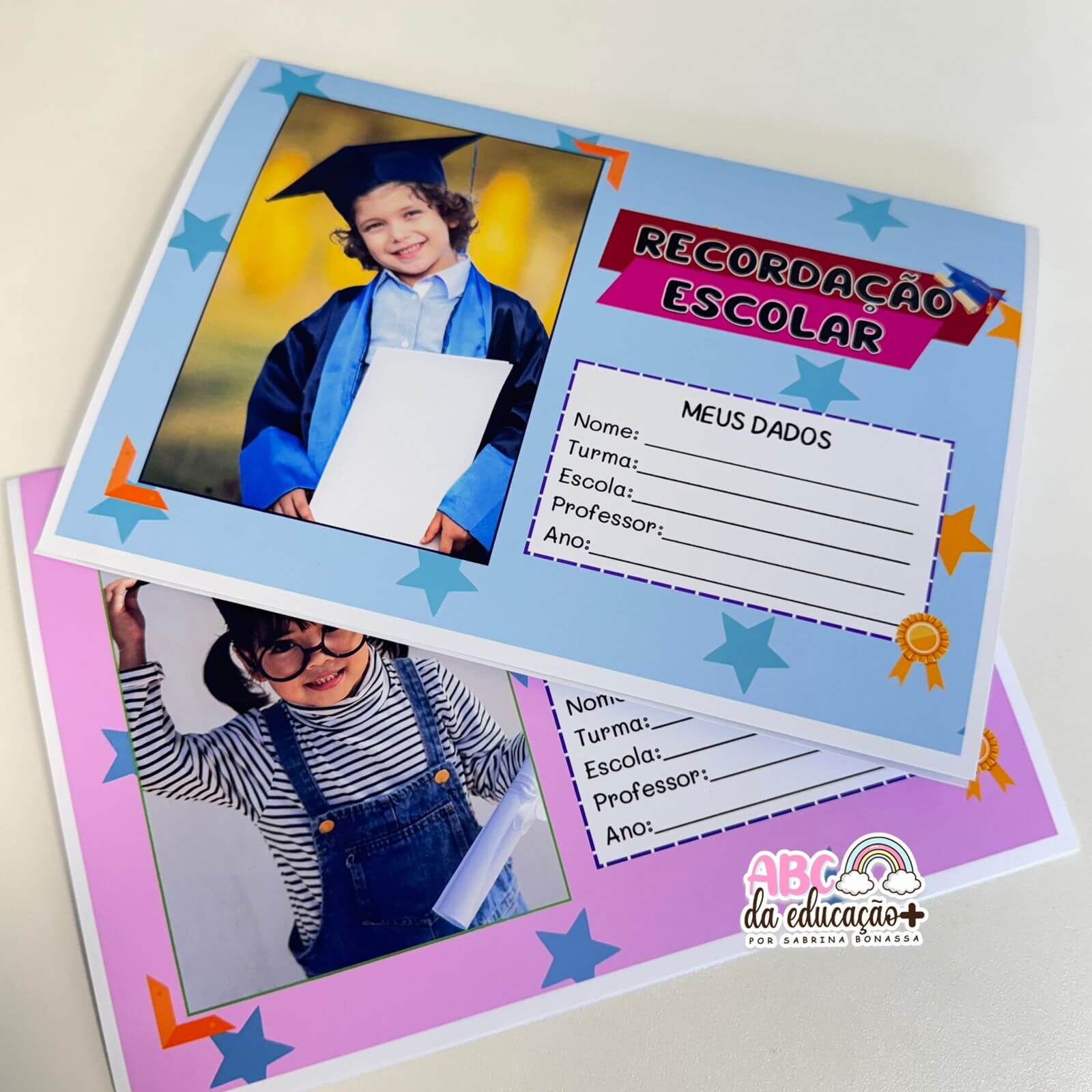 Recordação Escolar Diploma de Formatura Editável - Imagem 4