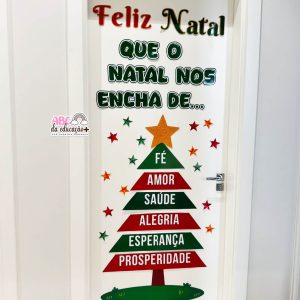 Painel de Porta Natal – Árvore dos Desejos