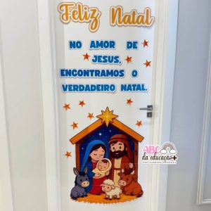 Painel de Porta Natal – O Verdadeiro Natal