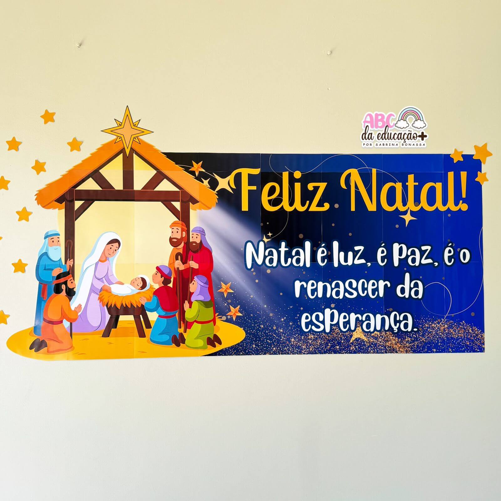 Painel Banner Natal Cristão - Imagem 5